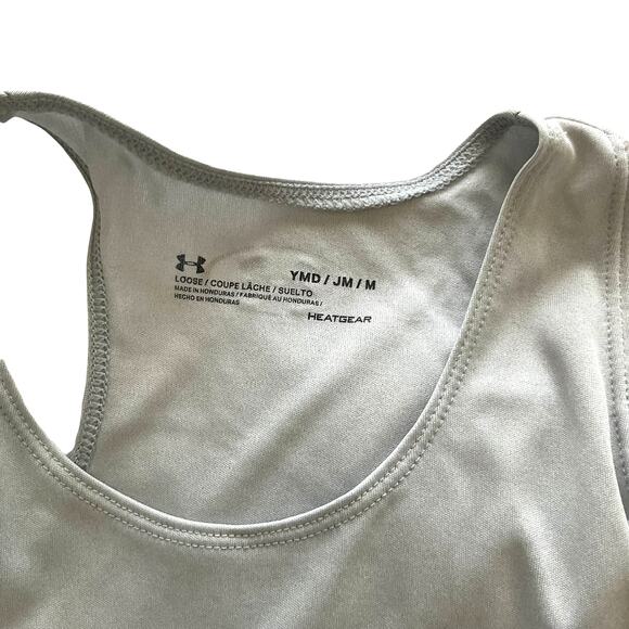 Under Armour Tank Top Big Logo Girls Youth Medium *NWT - Picture 4 of 5